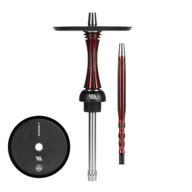  Alpha Hookah X - REVERSE (Red Black)