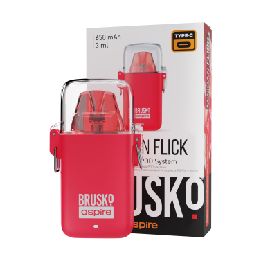 Pod  BRUSKO MINICAN FLICK -  (Red)